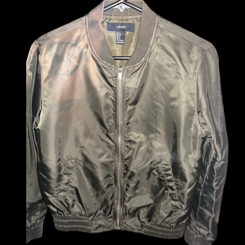 Green Bomber Jacket